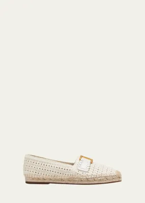 Chloe x High Summer Marcie Crochet Buckle Espadrilles