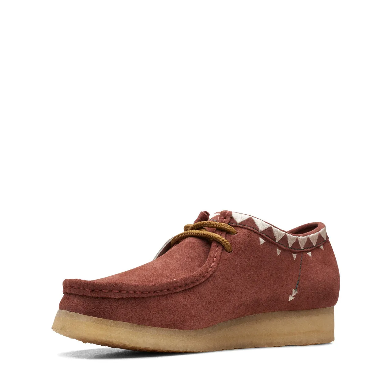 Clarks Originals Wallabee Low Men's Red Suede Oxfords 26168847