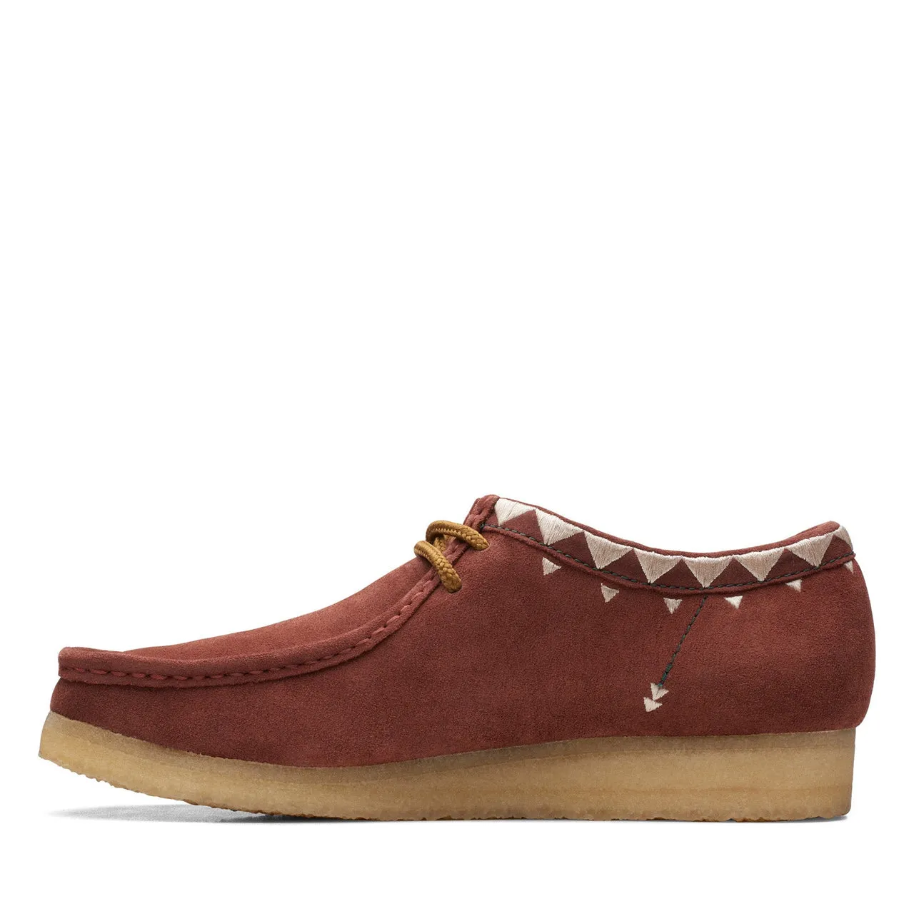 Clarks Originals Wallabee Low Men's Red Suede Oxfords 26168847