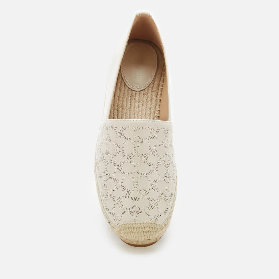 Coach Women's Carley Espadrilles - Chalk - UK 3 | Coggles