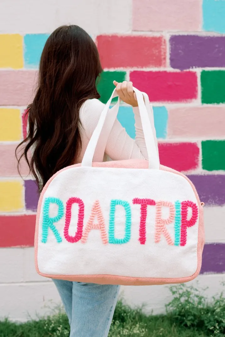 Coral Roadtrip Duffle Weekender Bag