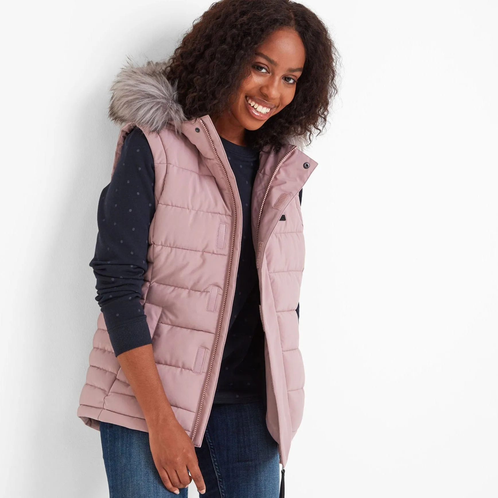 Cowling Womens Insulated Gilet - Faded Pink