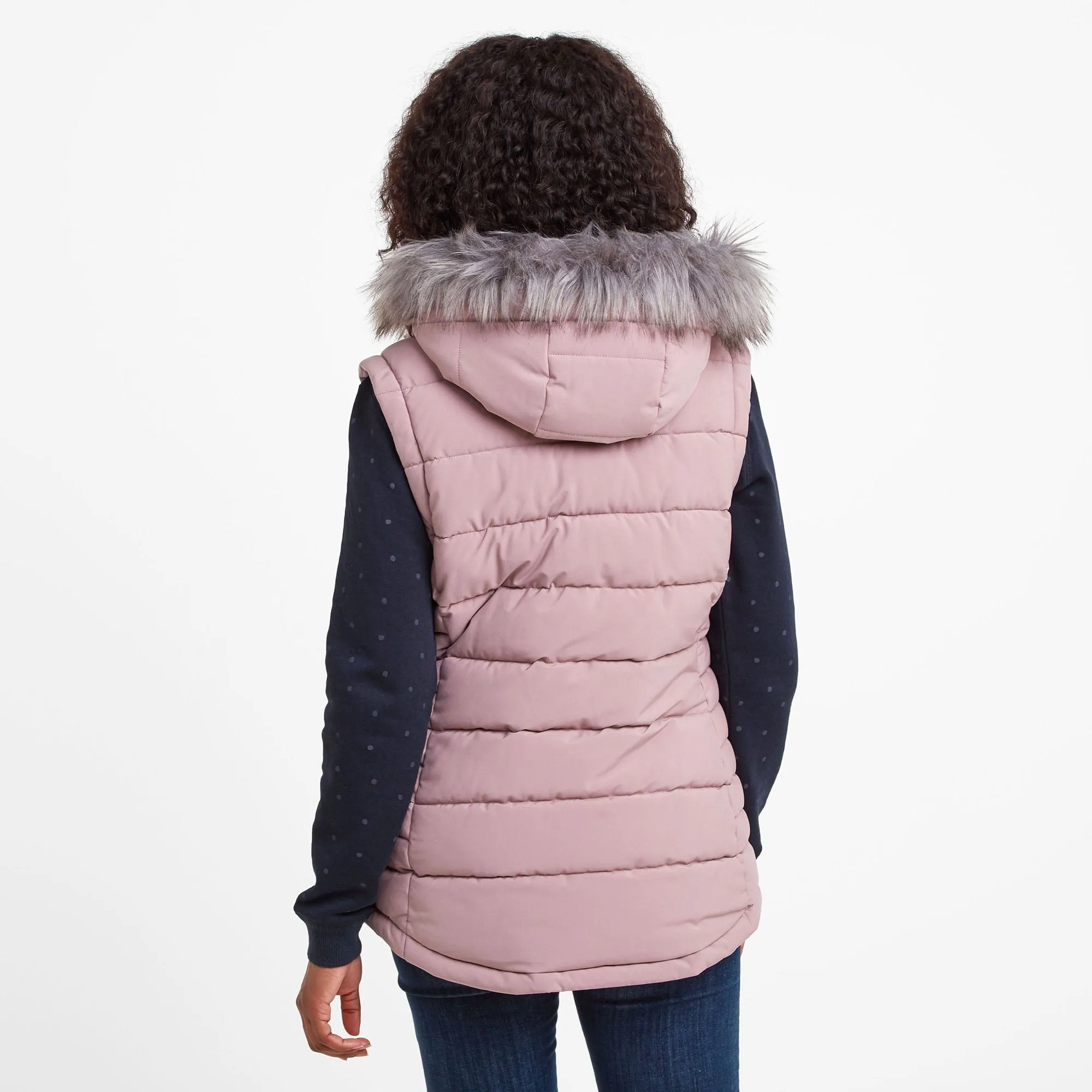 Cowling Womens Insulated Gilet - Faded Pink