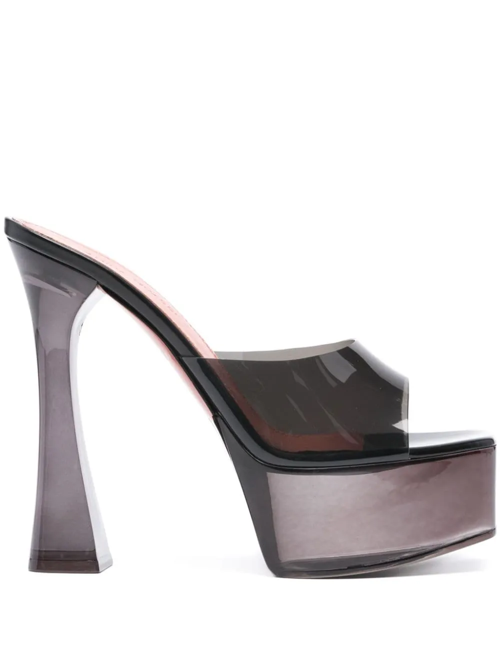 DALIDA GLASS SLING PVC HEEL MULES