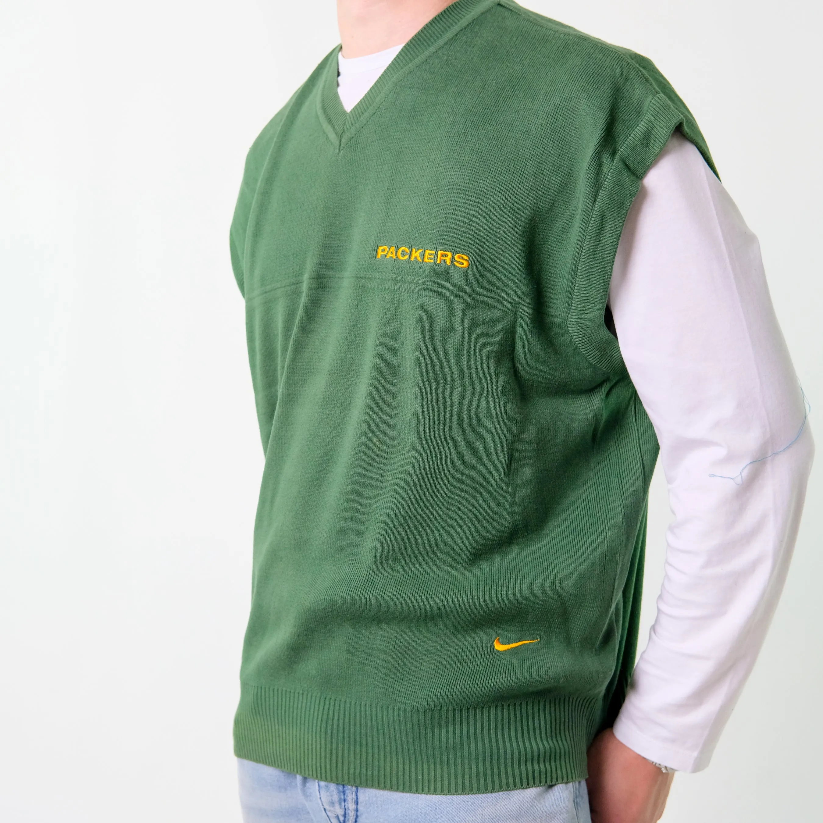 Dark Green y2ks Nike Knit Vest (L)