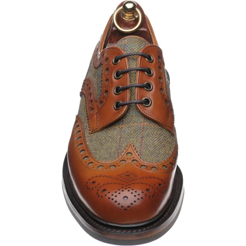 Dartmoor  tweed rubber-soled brogues