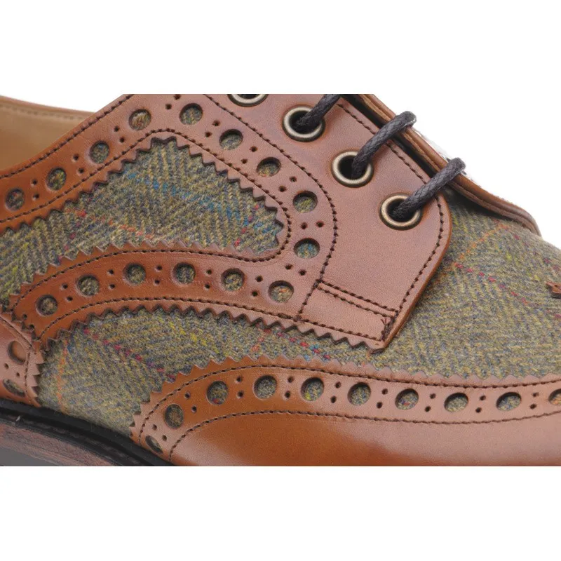 Dartmoor  tweed rubber-soled brogues