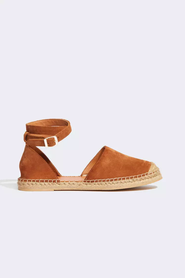 DeFacto Flat Sole Slip On Faux Leather Suede Espadrilles