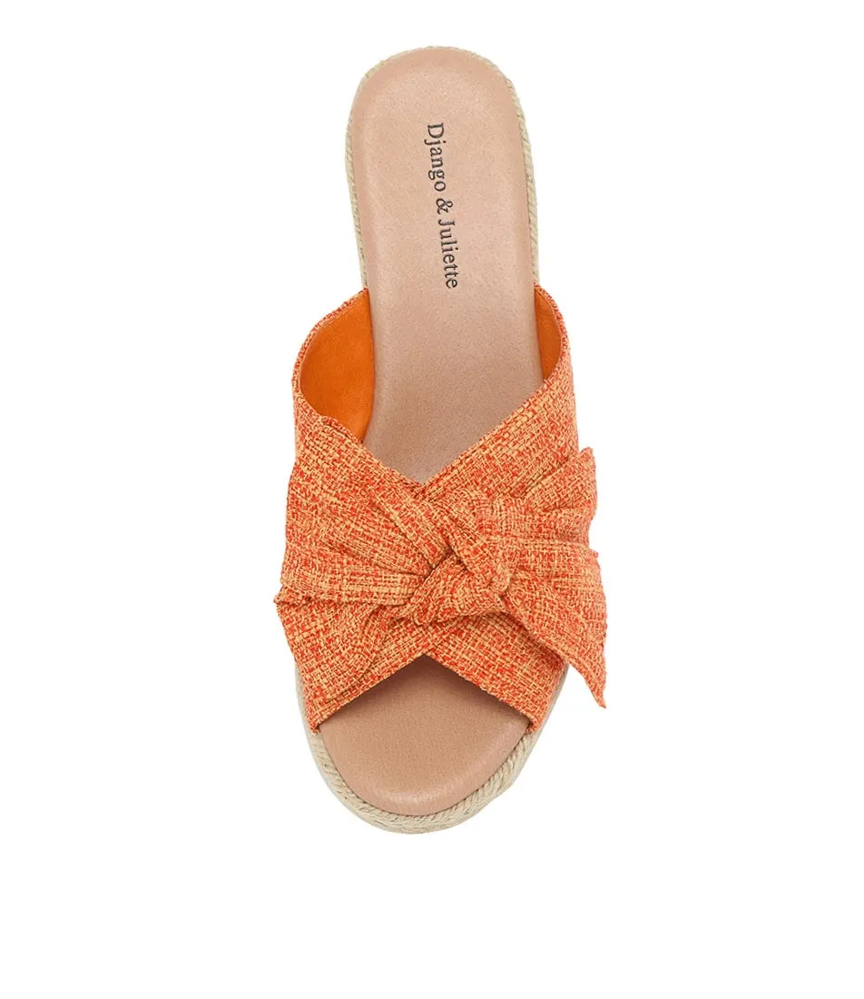 DJANGO & JULIETTE Serena Mandarin Fabric Espadrilles