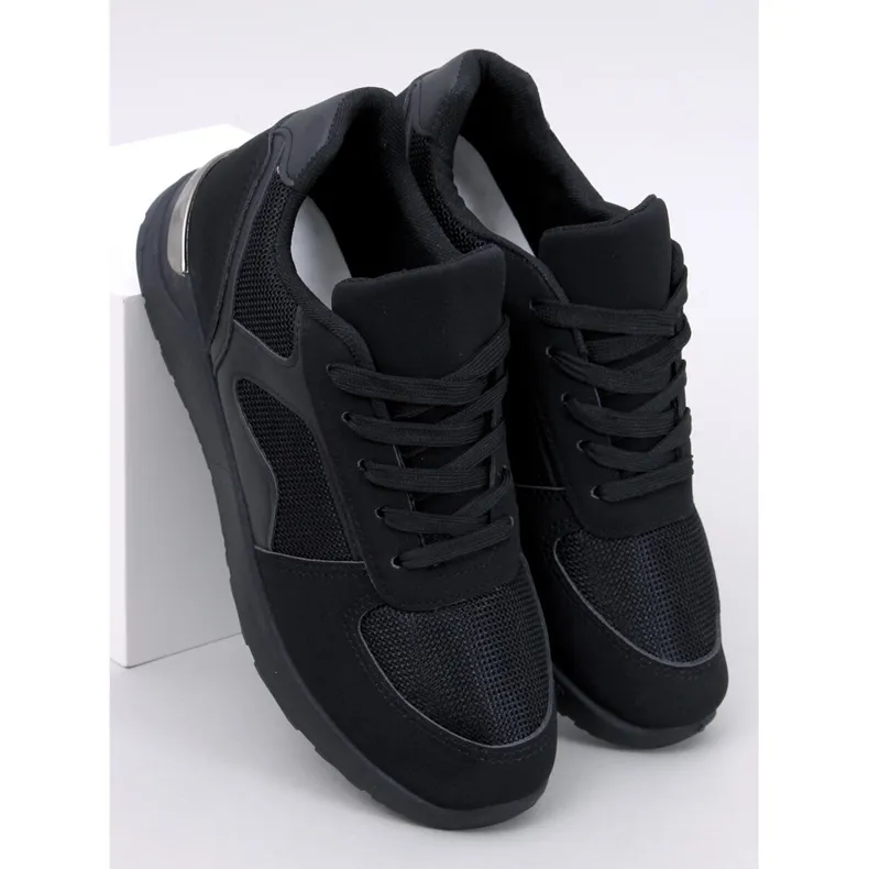 Doleh Black women's lightweight sneakers