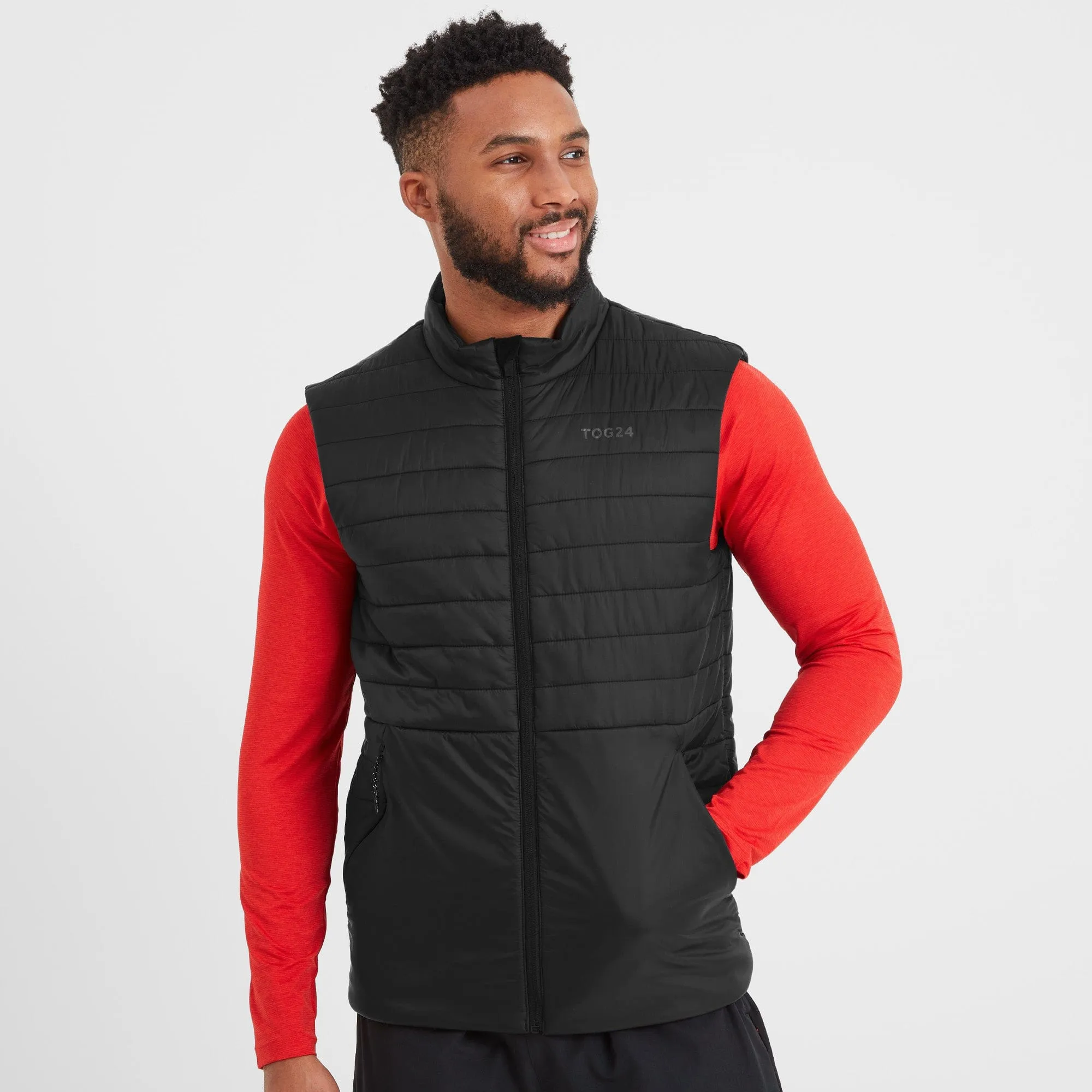 Dorrington Mens Running Gilet - Black