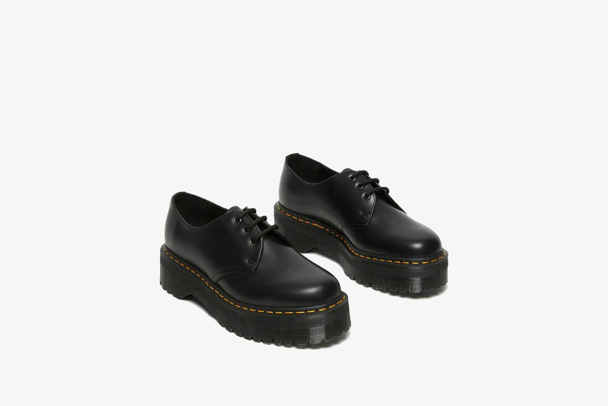 Dr. Martens 1461 Polished Smooth Stacked Oxfords M - Black