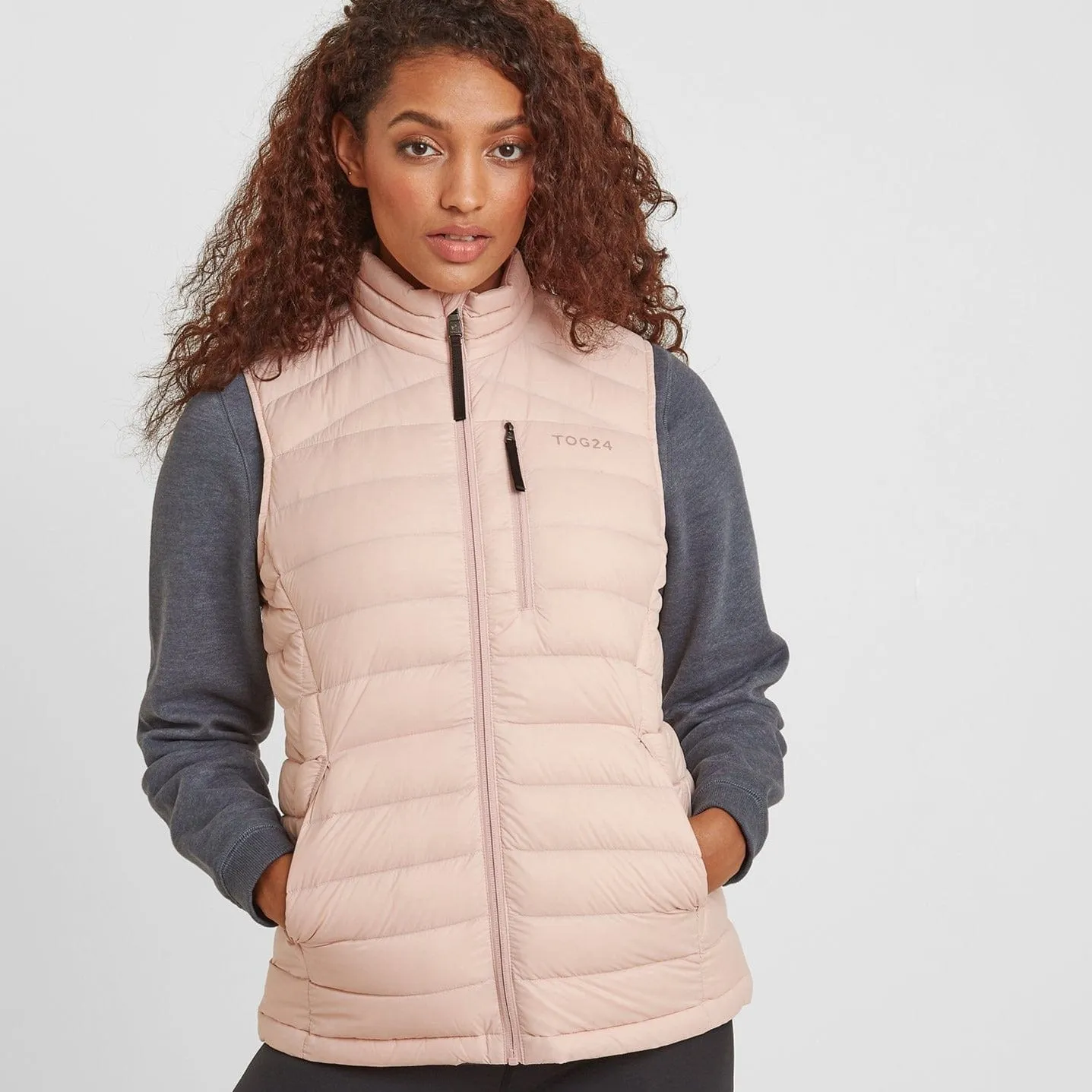 Drax Womens Down Gilet - Rose Pink