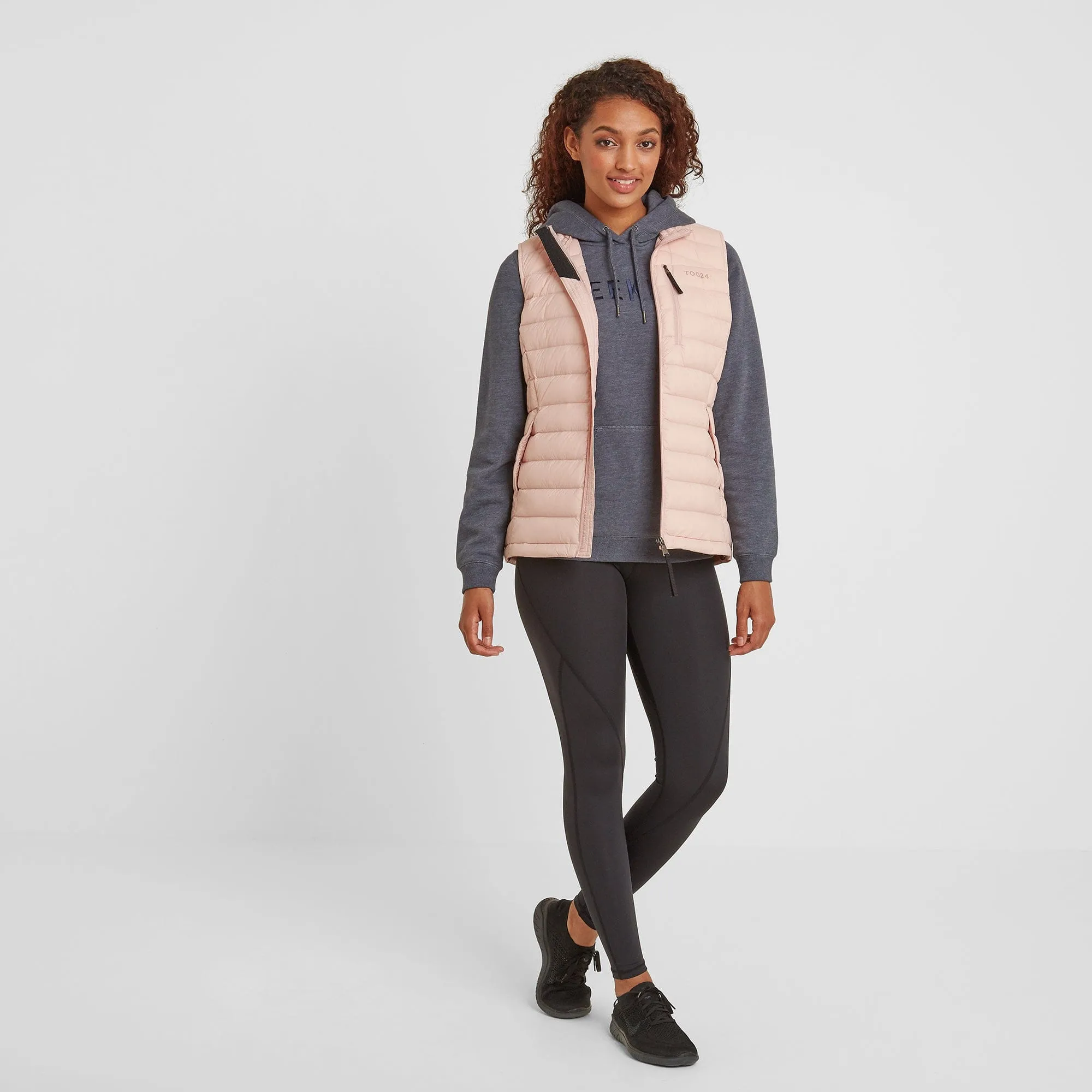 Drax Womens Down Gilet - Rose Pink