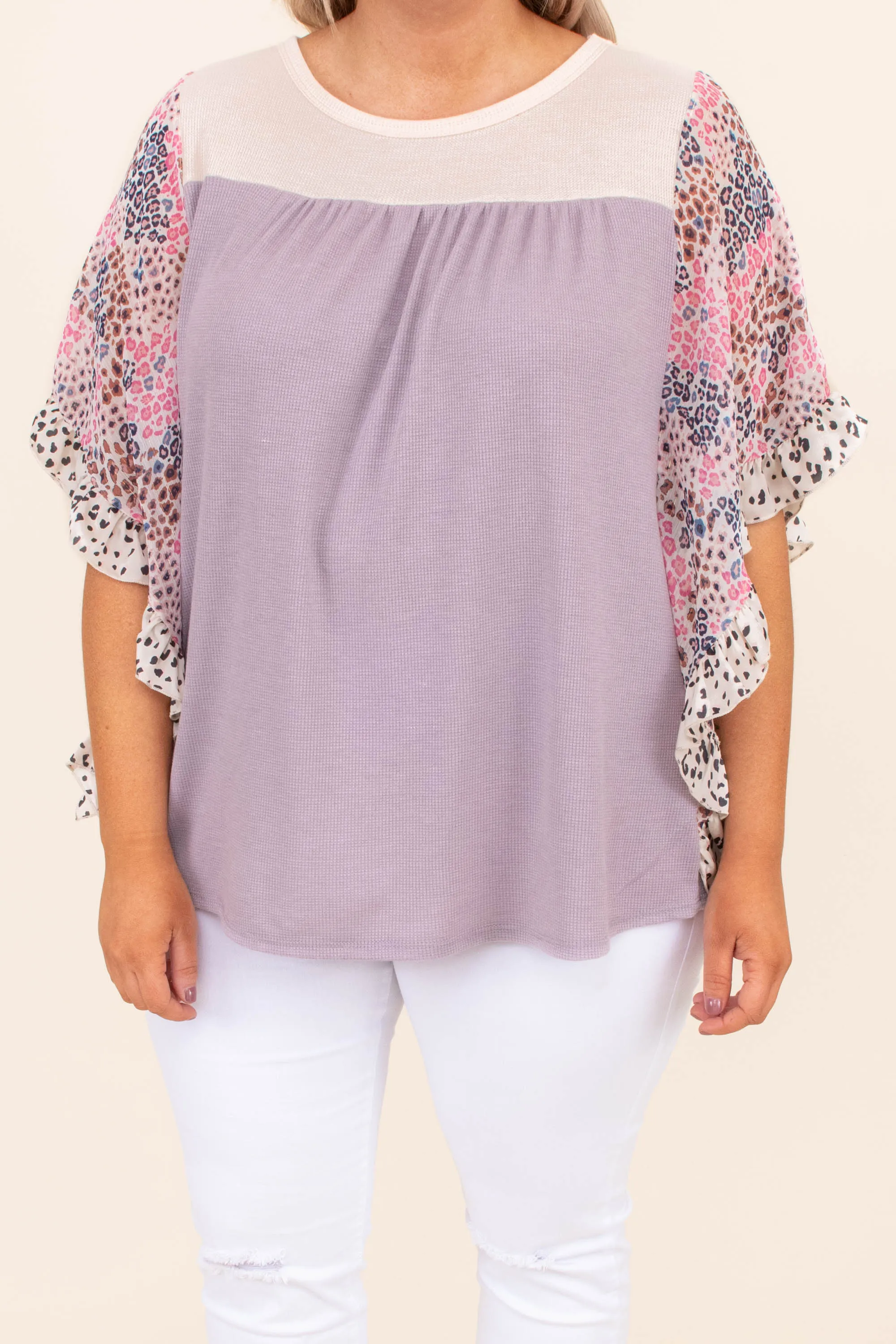 Dreaming Of Flowers Top, Lilac