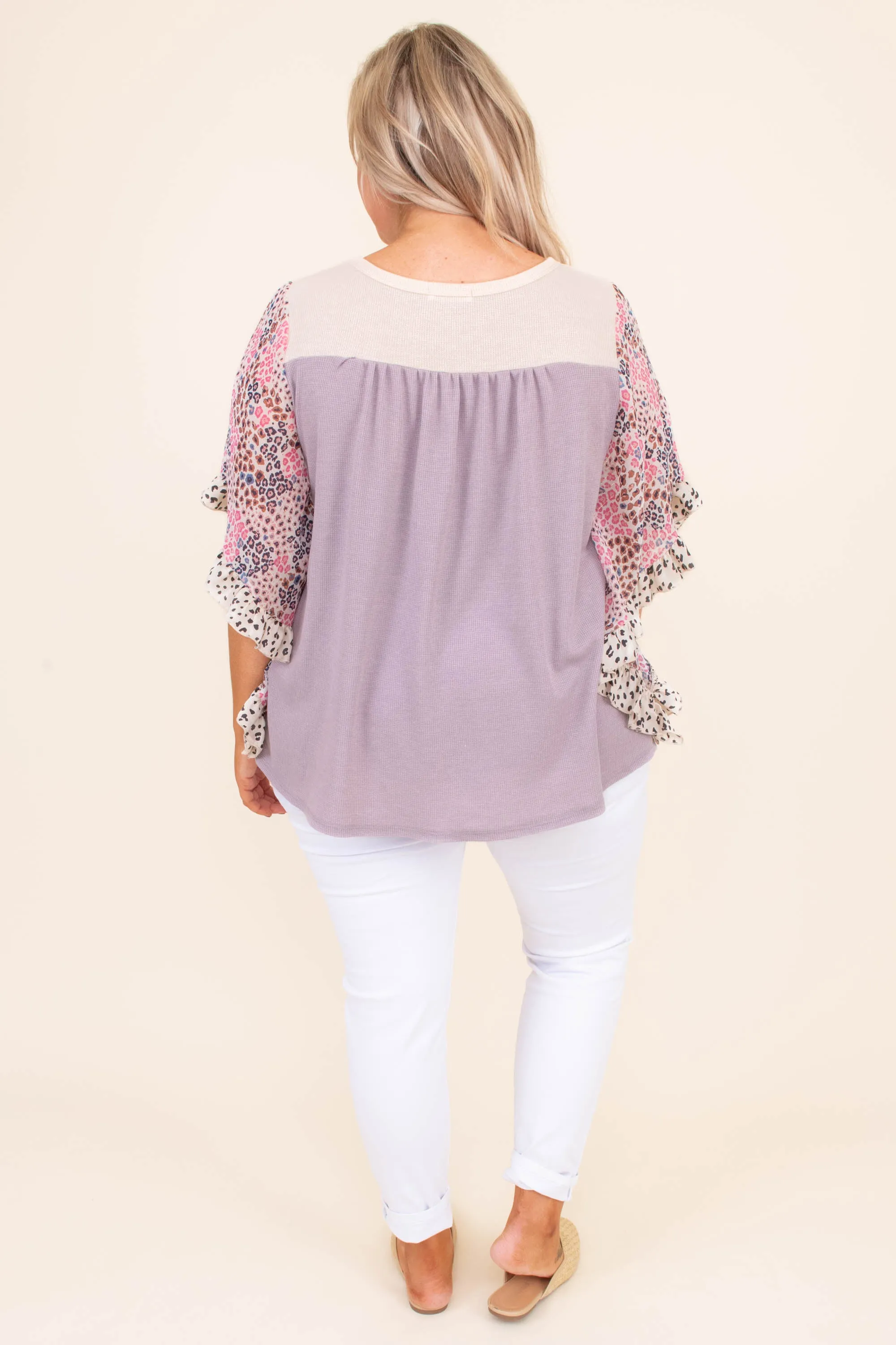 Dreaming Of Flowers Top, Lilac