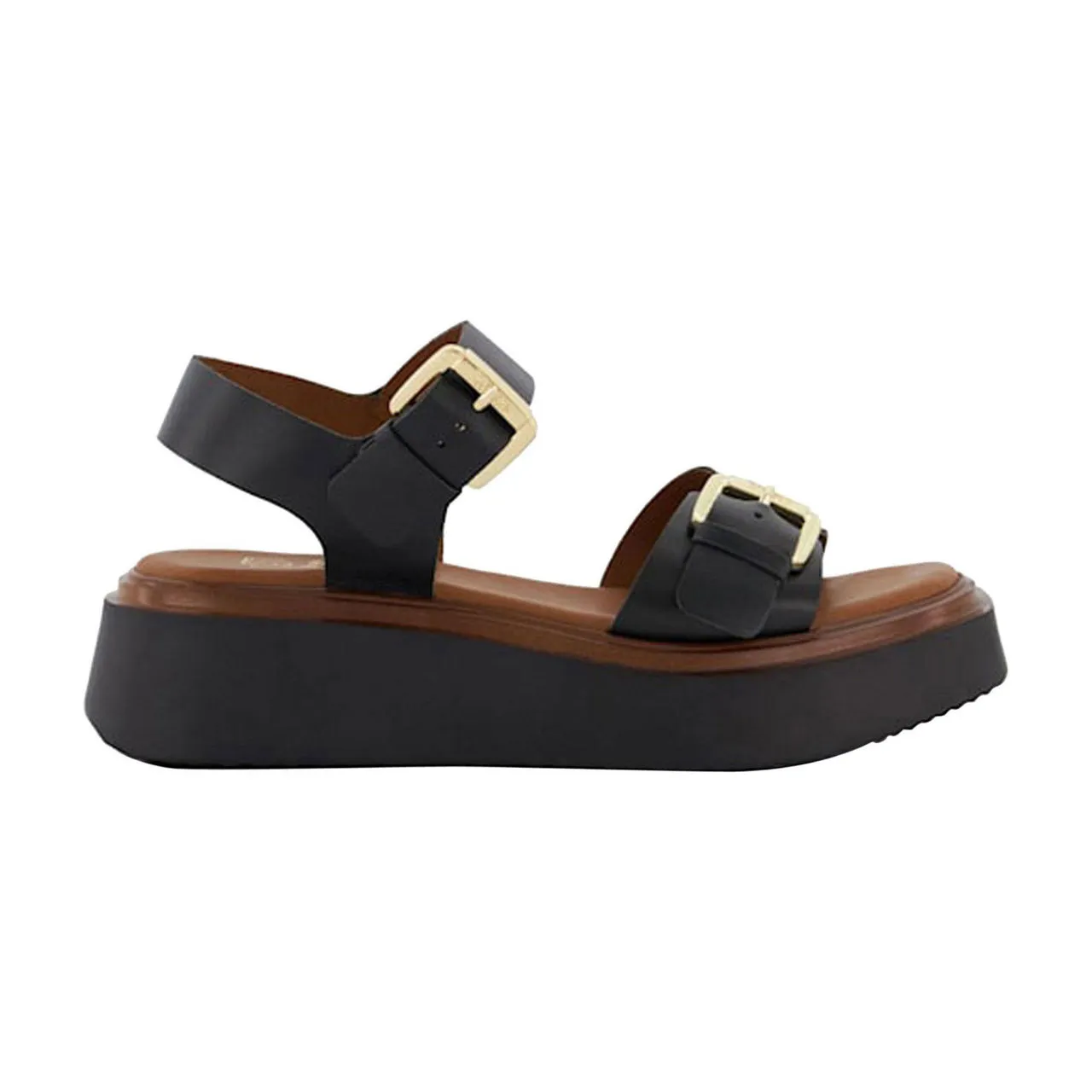 DUNE LONDON Loells Casual Flatform Sandals - Black