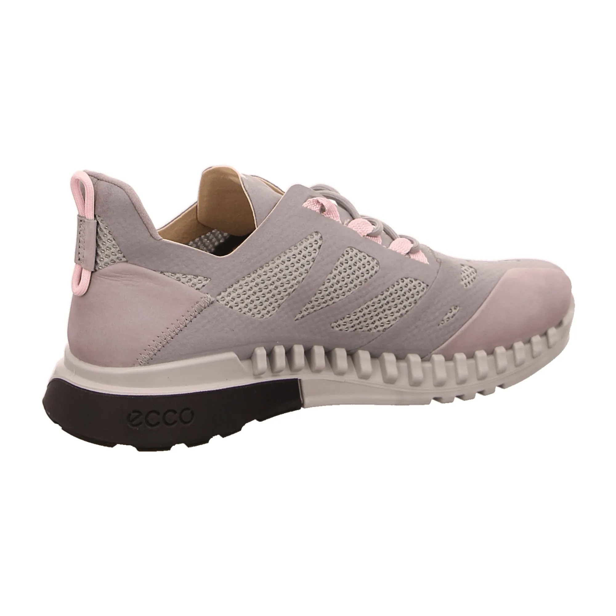 Ecco Zipflex Women's Lightweight Sneakers, Stylish Gray