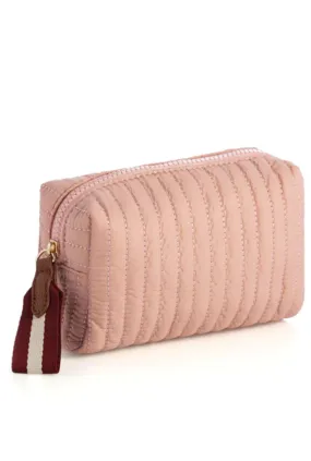 Ezra Small Cosmetic Pouch in Pink