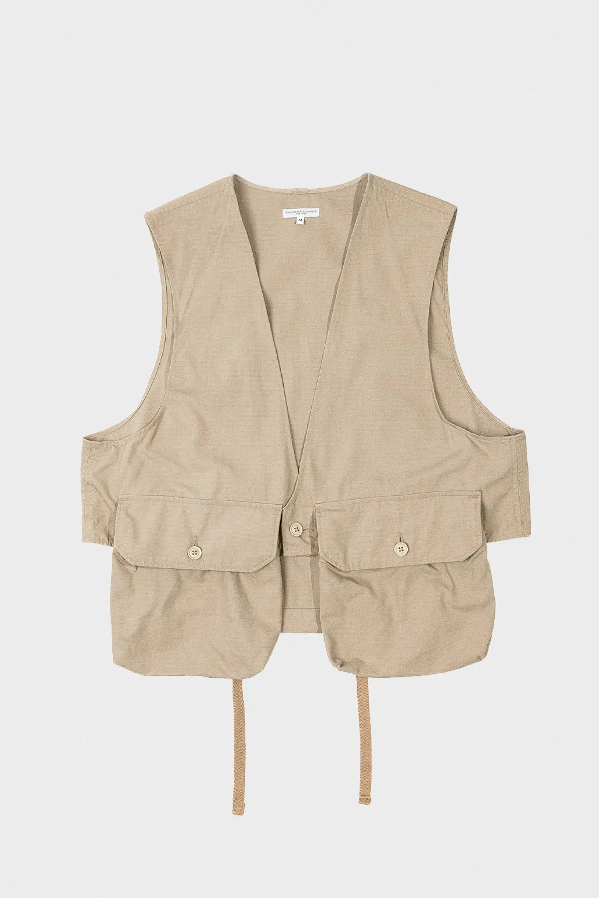 Fowl Vest - Khaki Cotton Ripstop