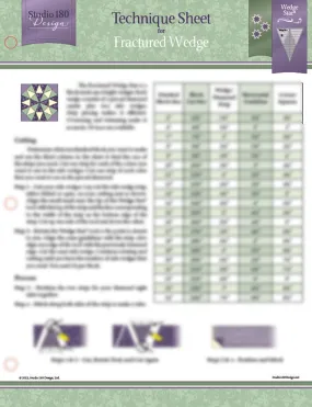 Fractured Wedge Star Technique Sheet