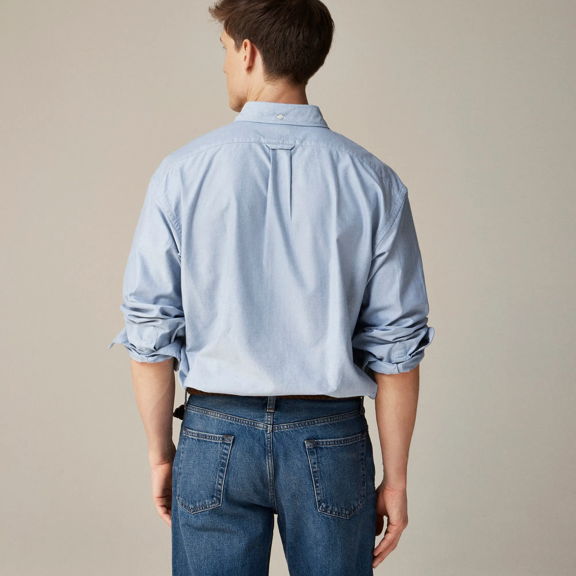 Giant-fit oxford shirt