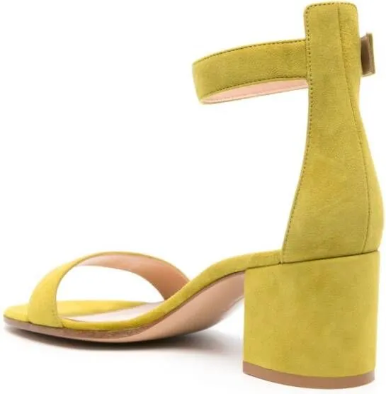 Gianvito Rossi Versilia 60mm suede sandals Green