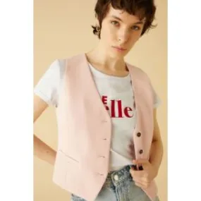 Gilet con bottoni donna Rosa