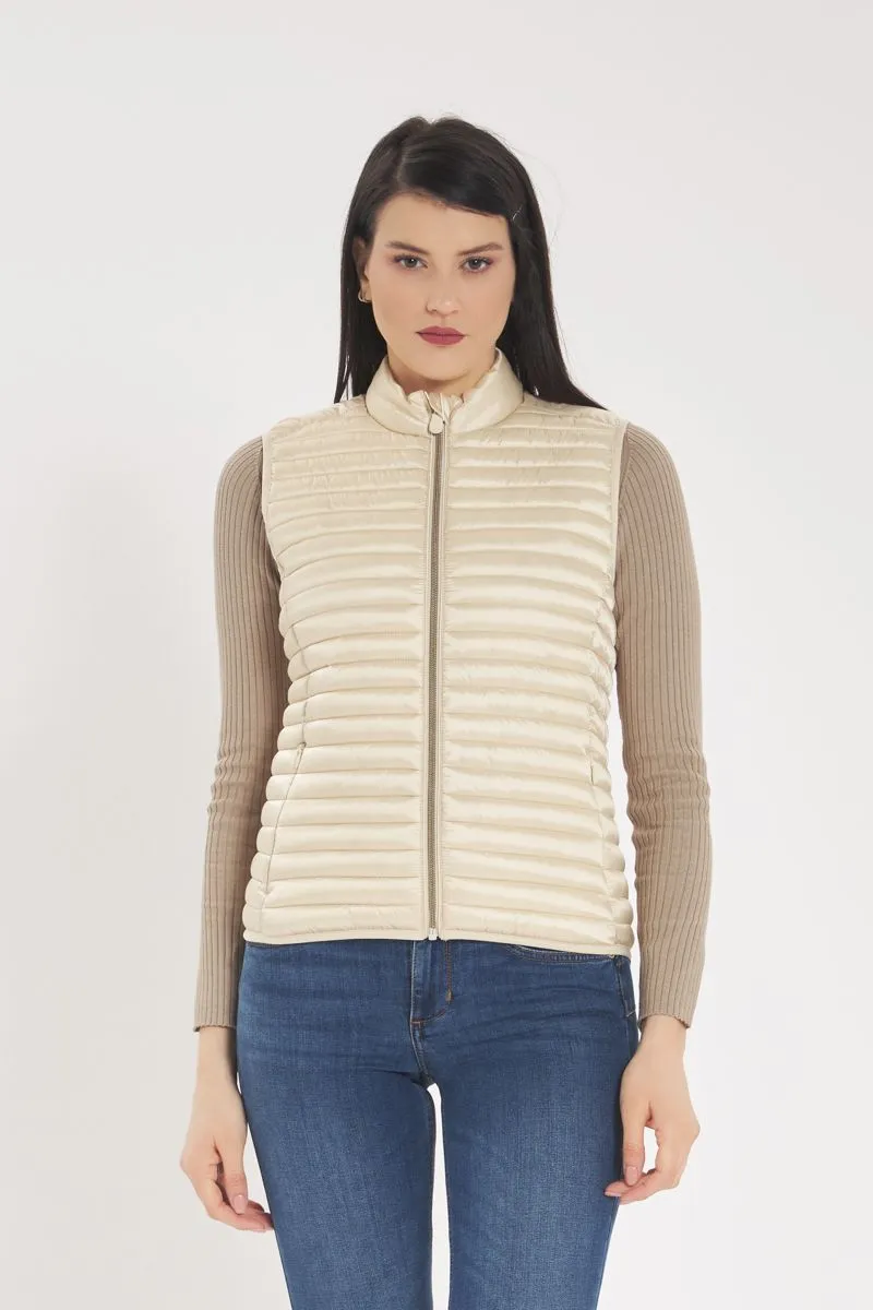 Gilet Donna Beige