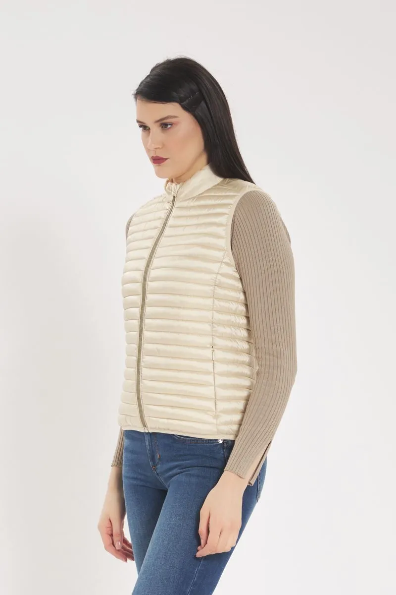 Gilet Donna Beige