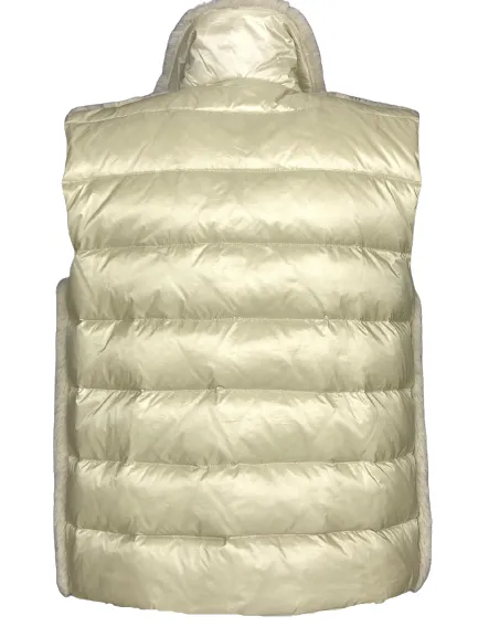 GILET DONNA IN ECO-PELLICCIA BEIGE