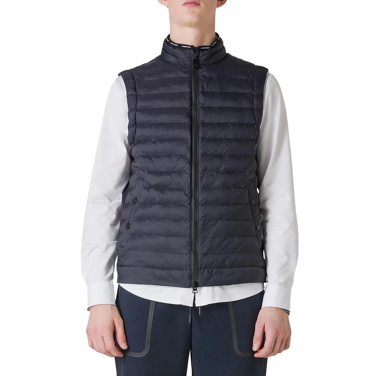 GILET MOISE Uomo Blu