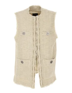 Gilet Pinko donna 1G179R8716C27 beige PE22