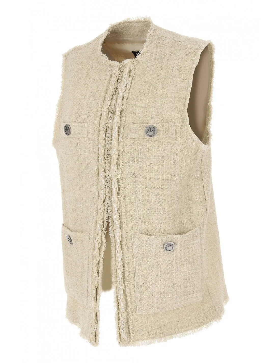 Gilet Pinko donna 1G179R8716C27 beige PE22