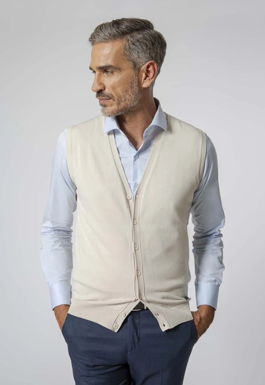 Gilet scollo a V