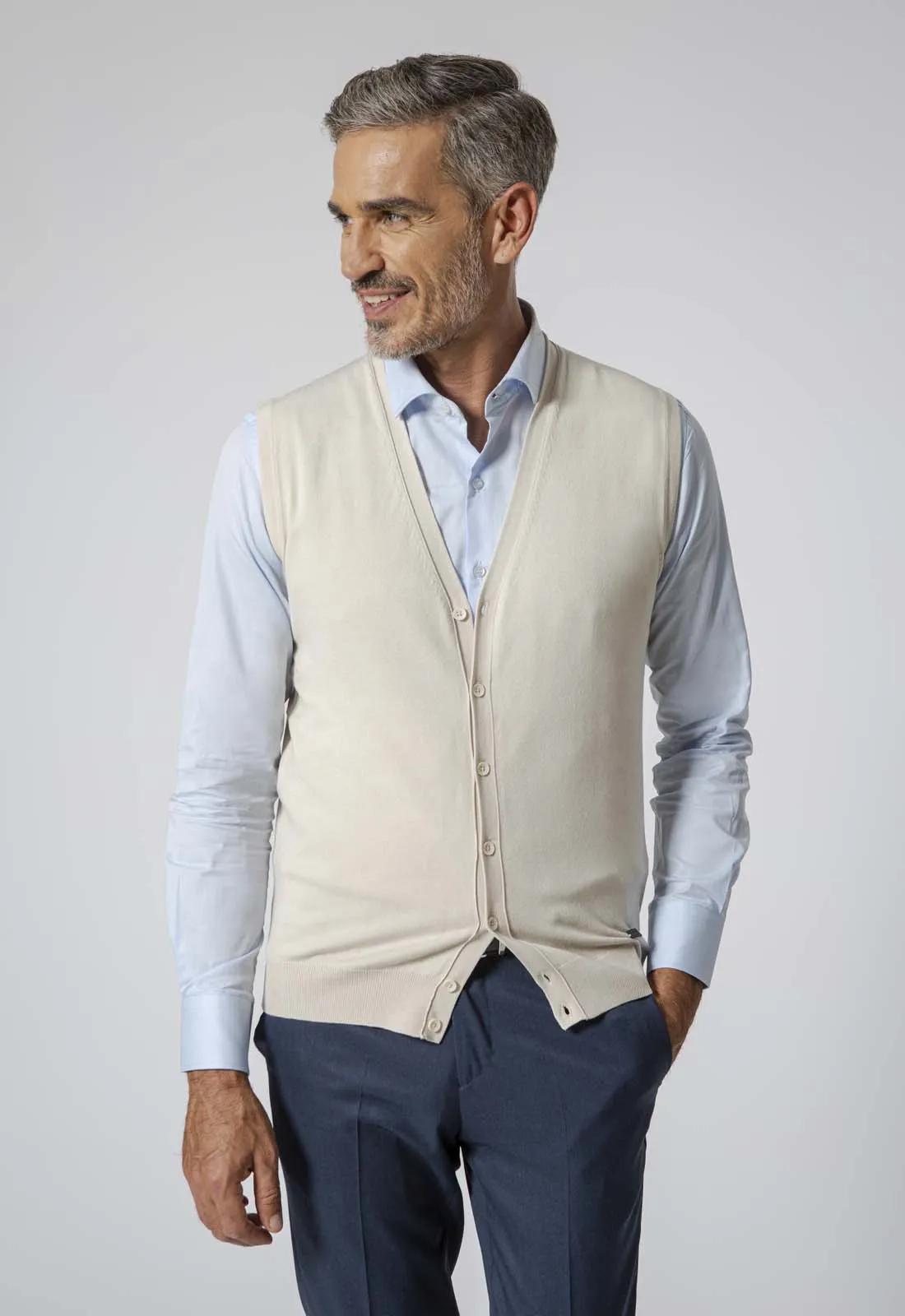 Gilet scollo a V