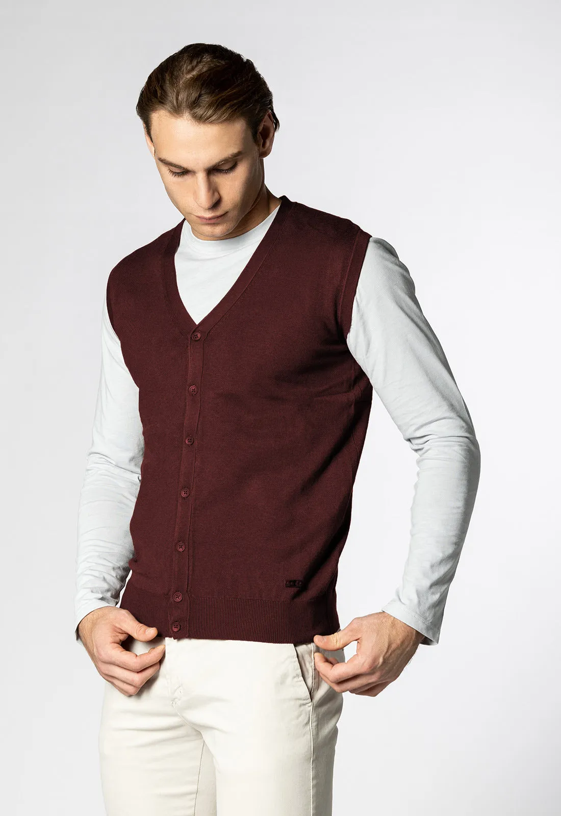 Gilet scollo a V