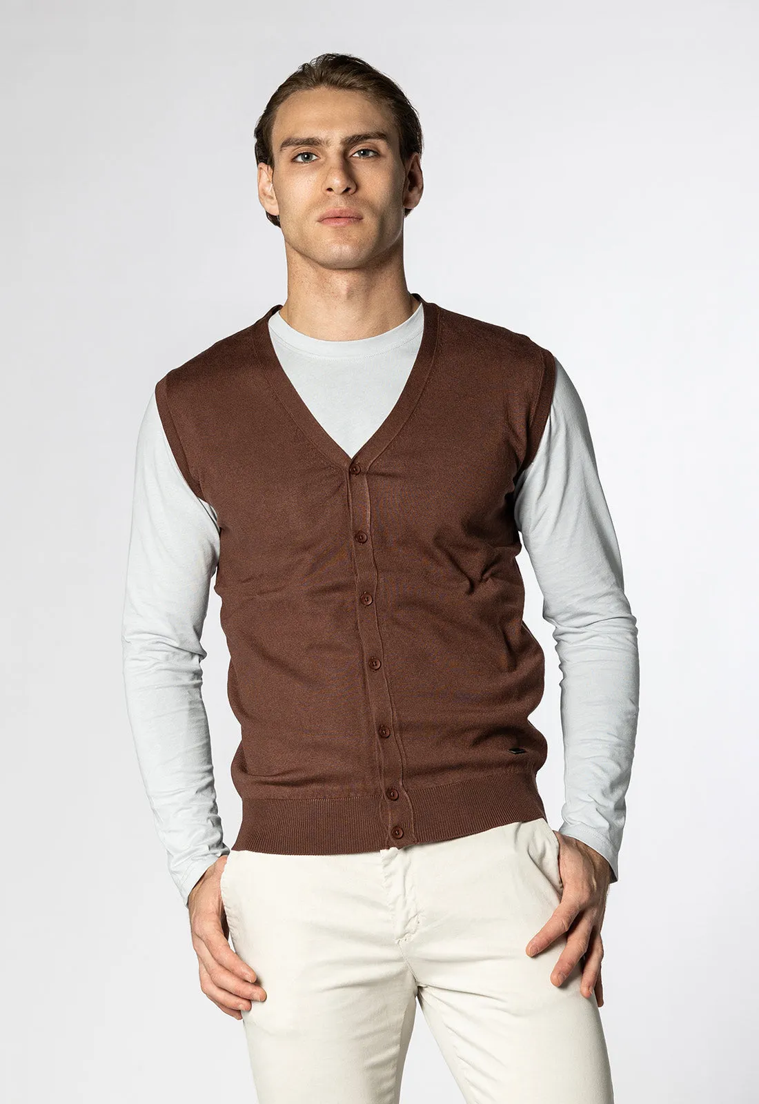 Gilet scollo a V