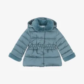 Girls Blue Puffer Jacket