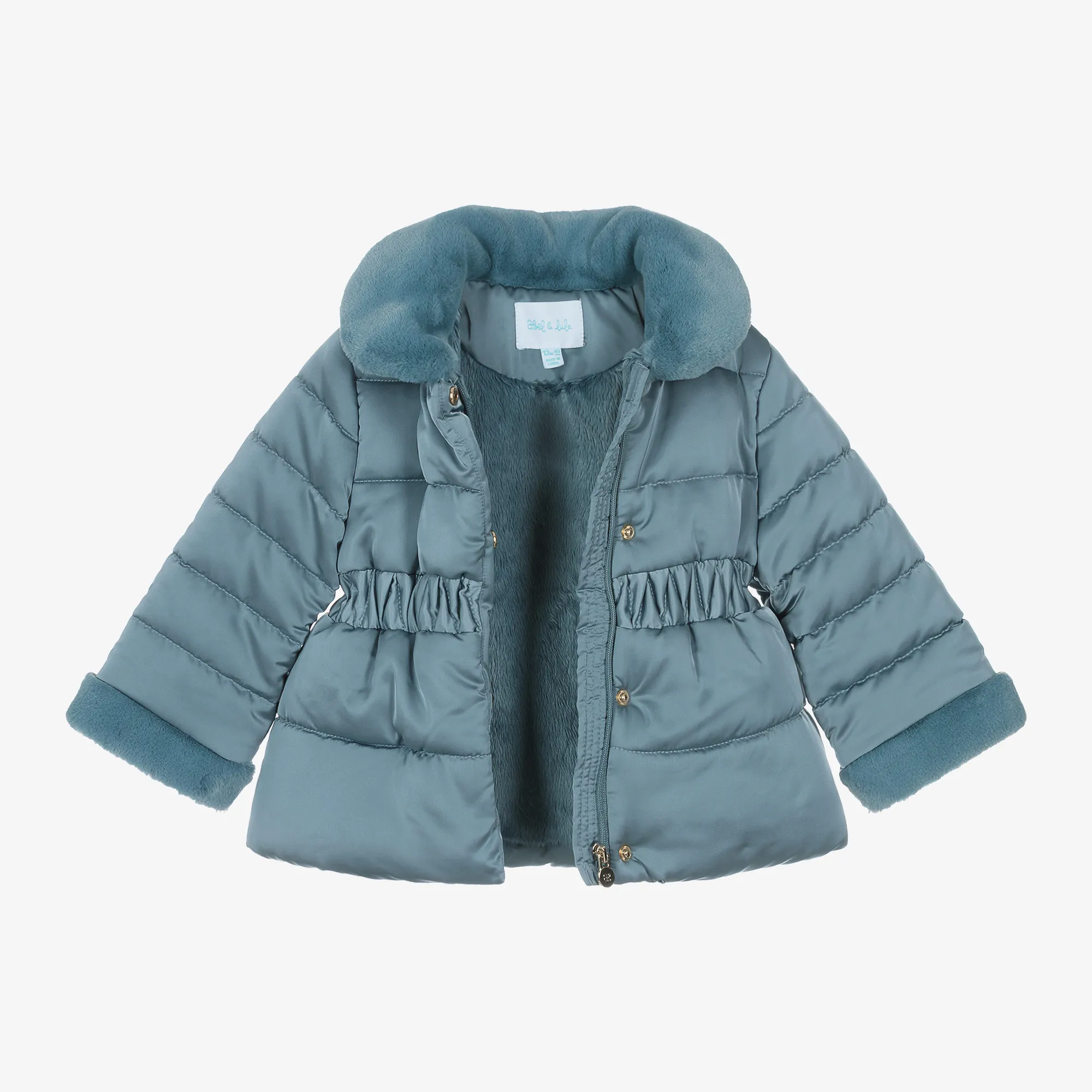 Girls Blue Puffer Jacket