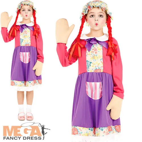 Girls Book Day Rag Doll Costume