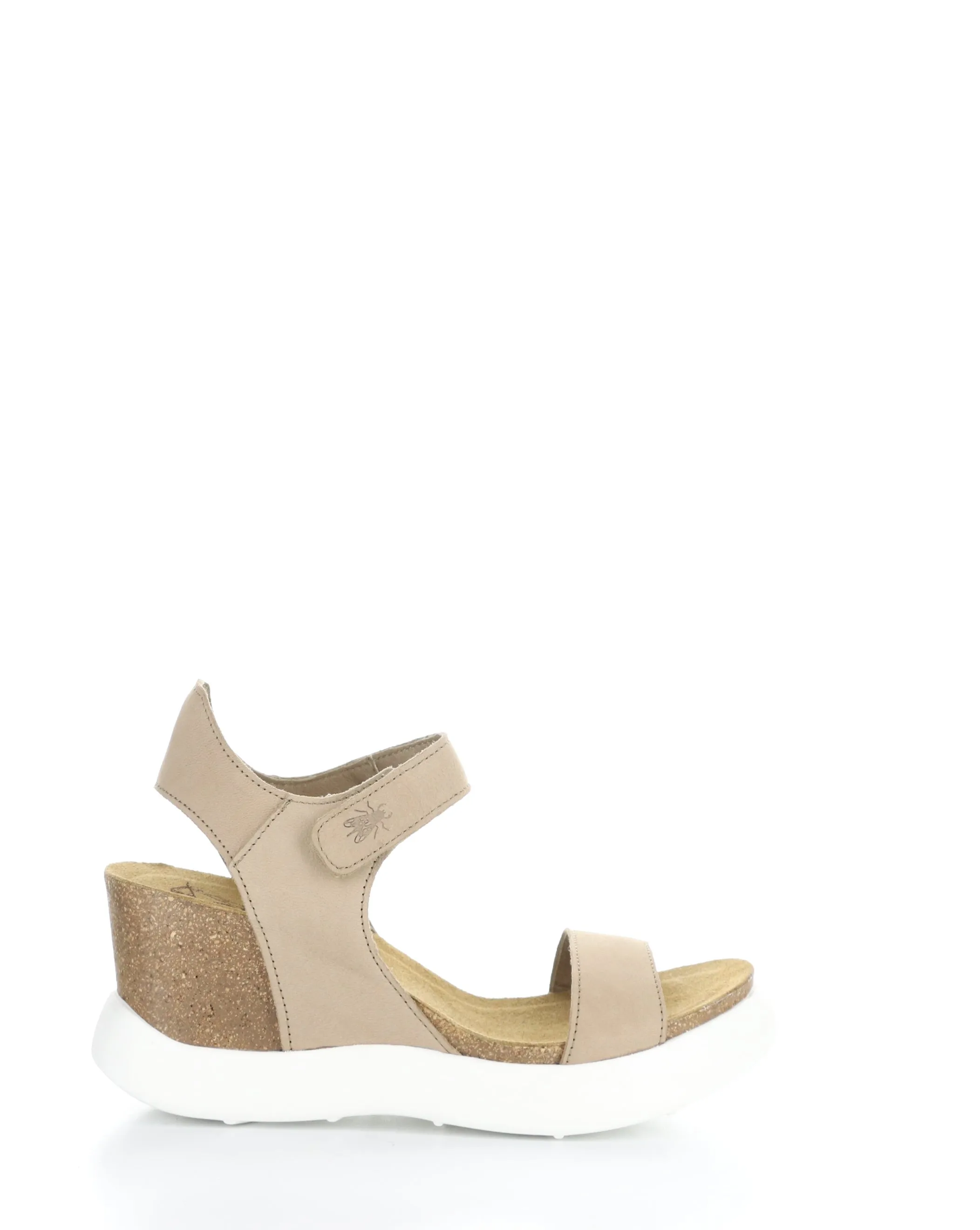 GOGO967FLY 005 TAUPE Velcro Sandals