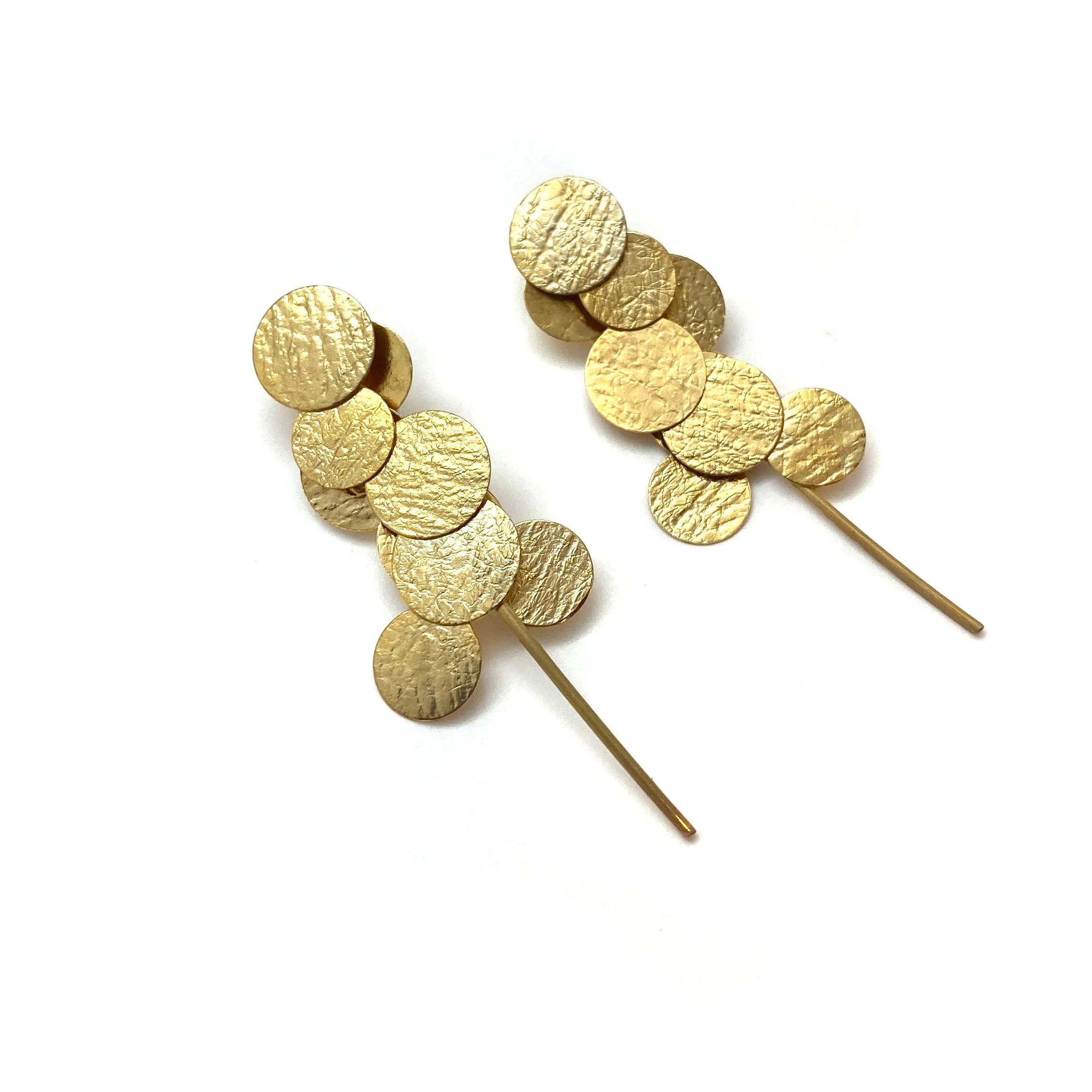 Gold Vermeil Cluster Earrings