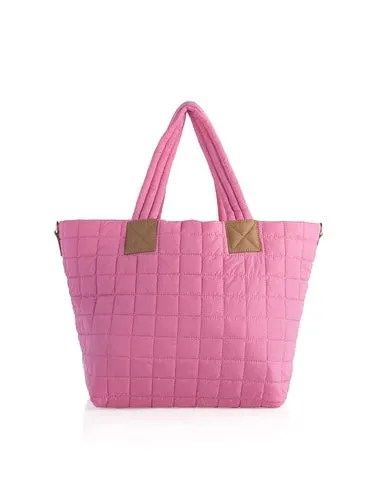 Grace's Quilted Nylon Tote