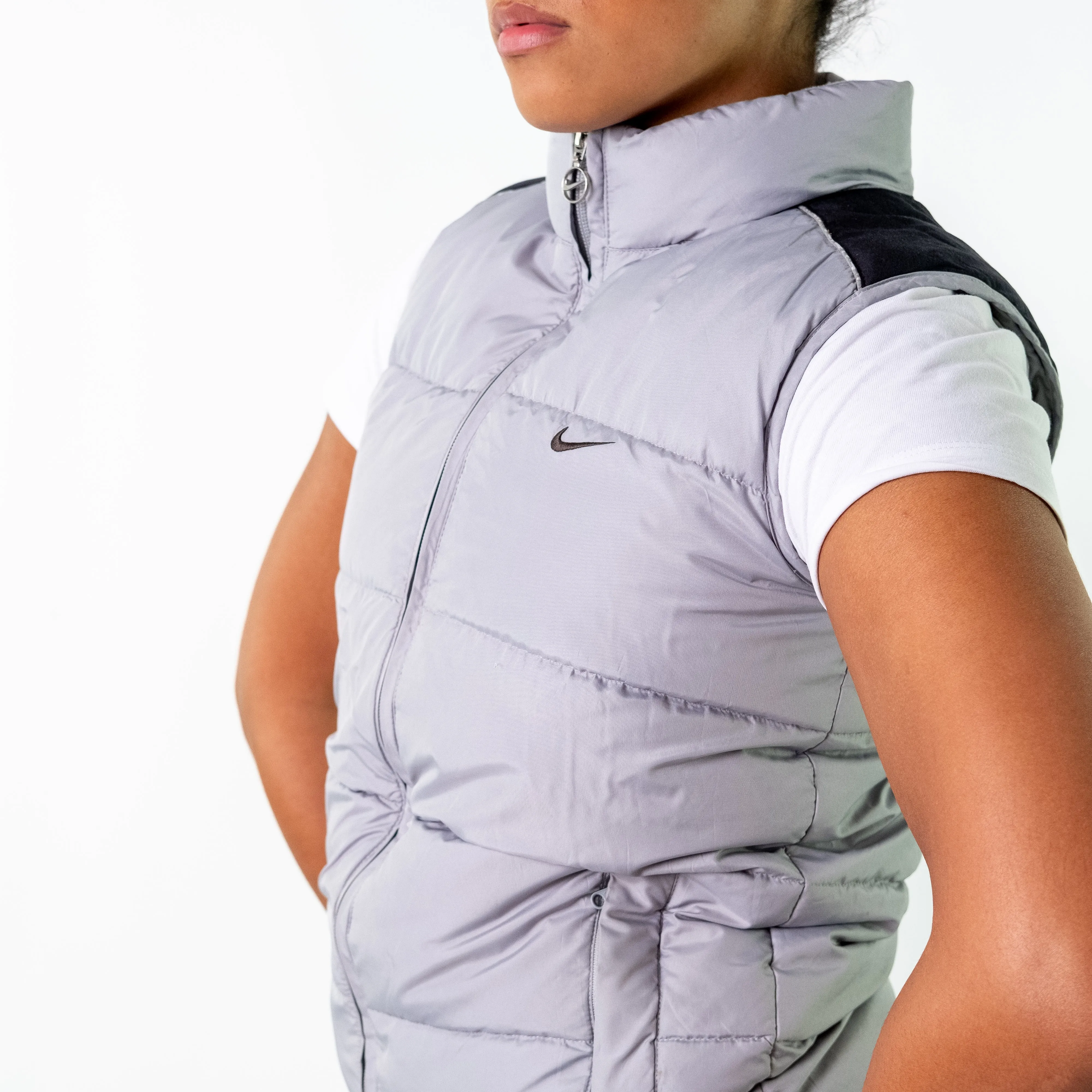 Grey 90s Nike Gilet (M)