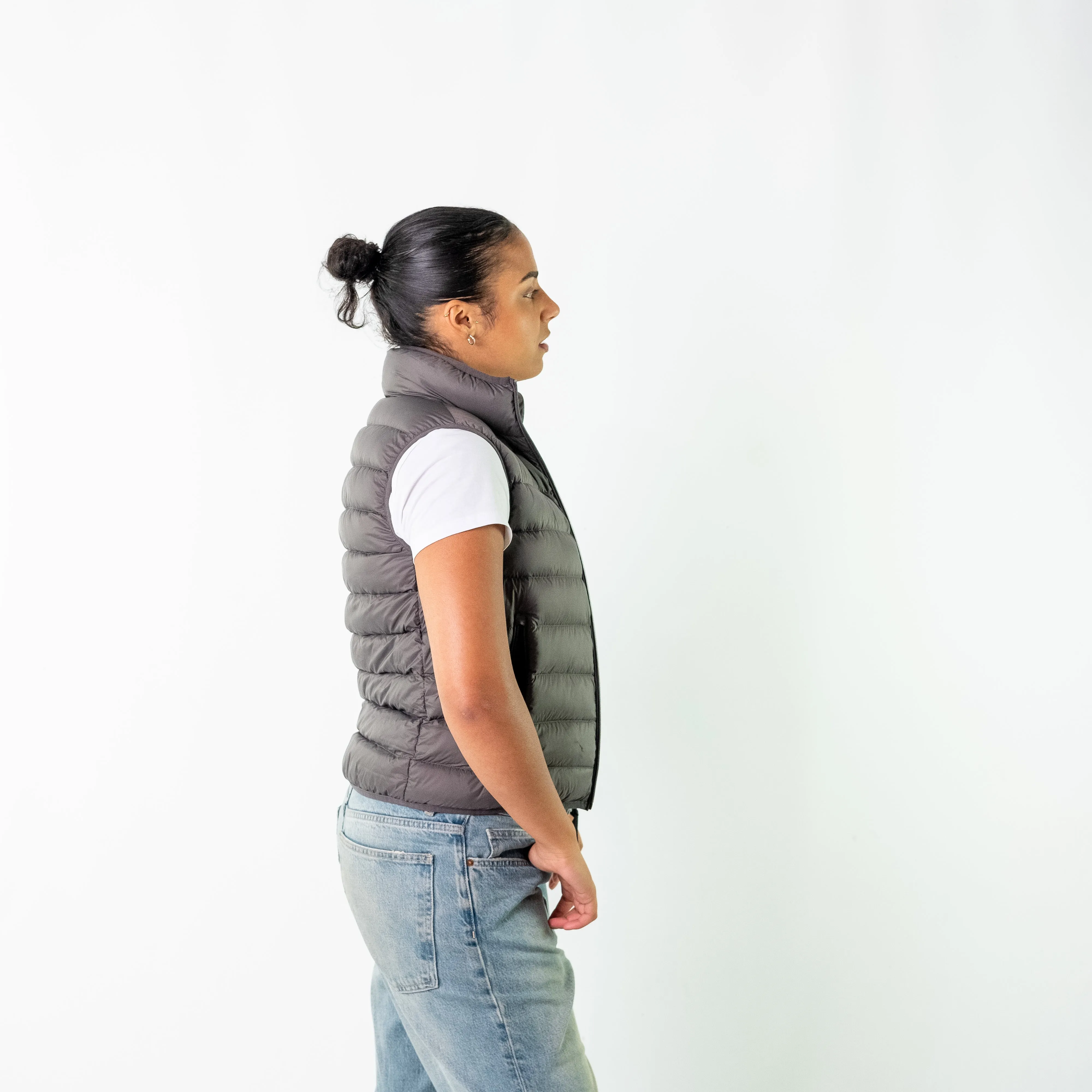 Grey y2ks Polo Ralph Lauren Gilet (S)