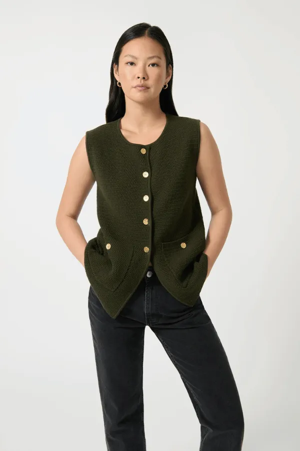 Helena Gilet Khaki