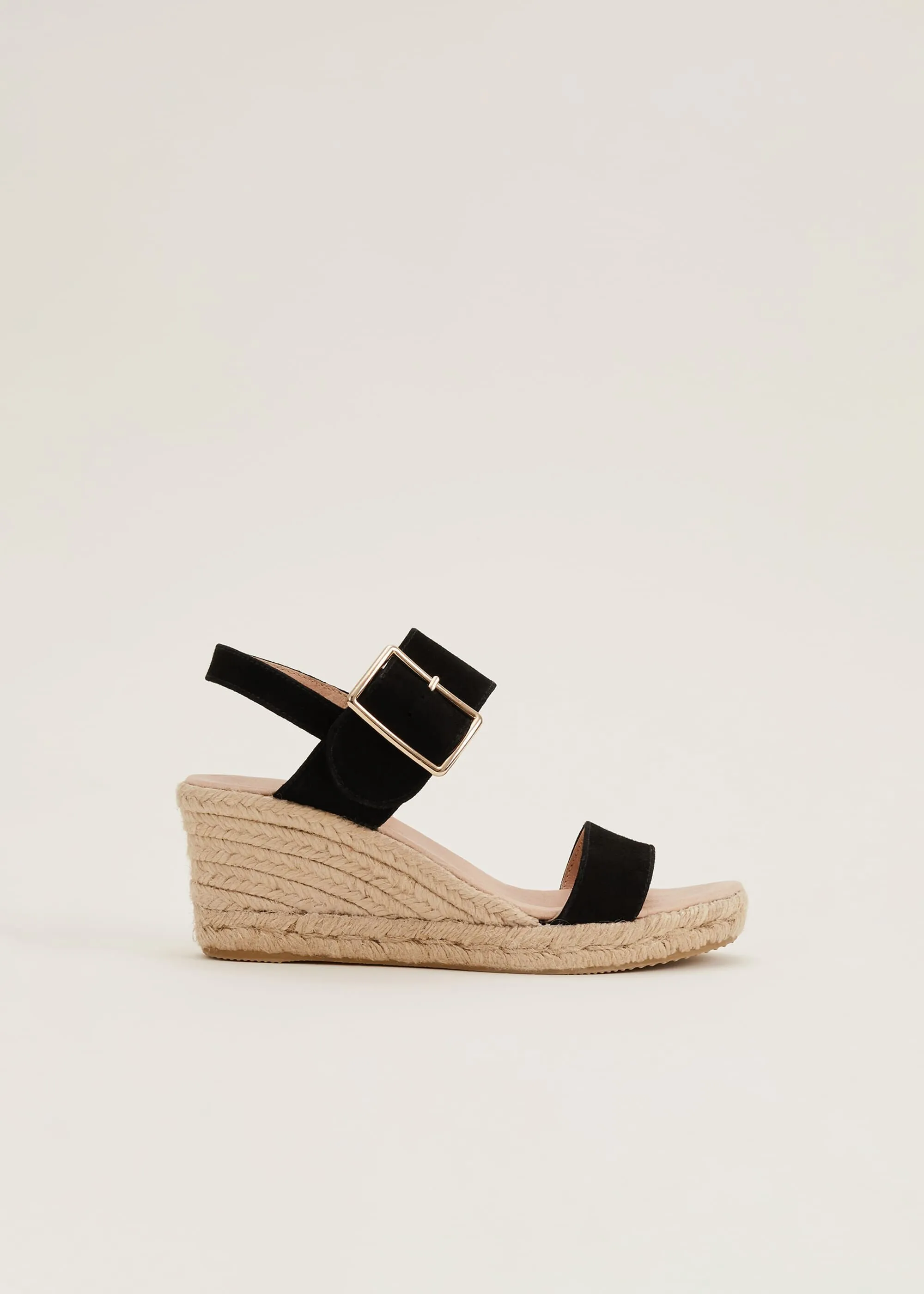 Hexa Buckle Strap Espadrilles