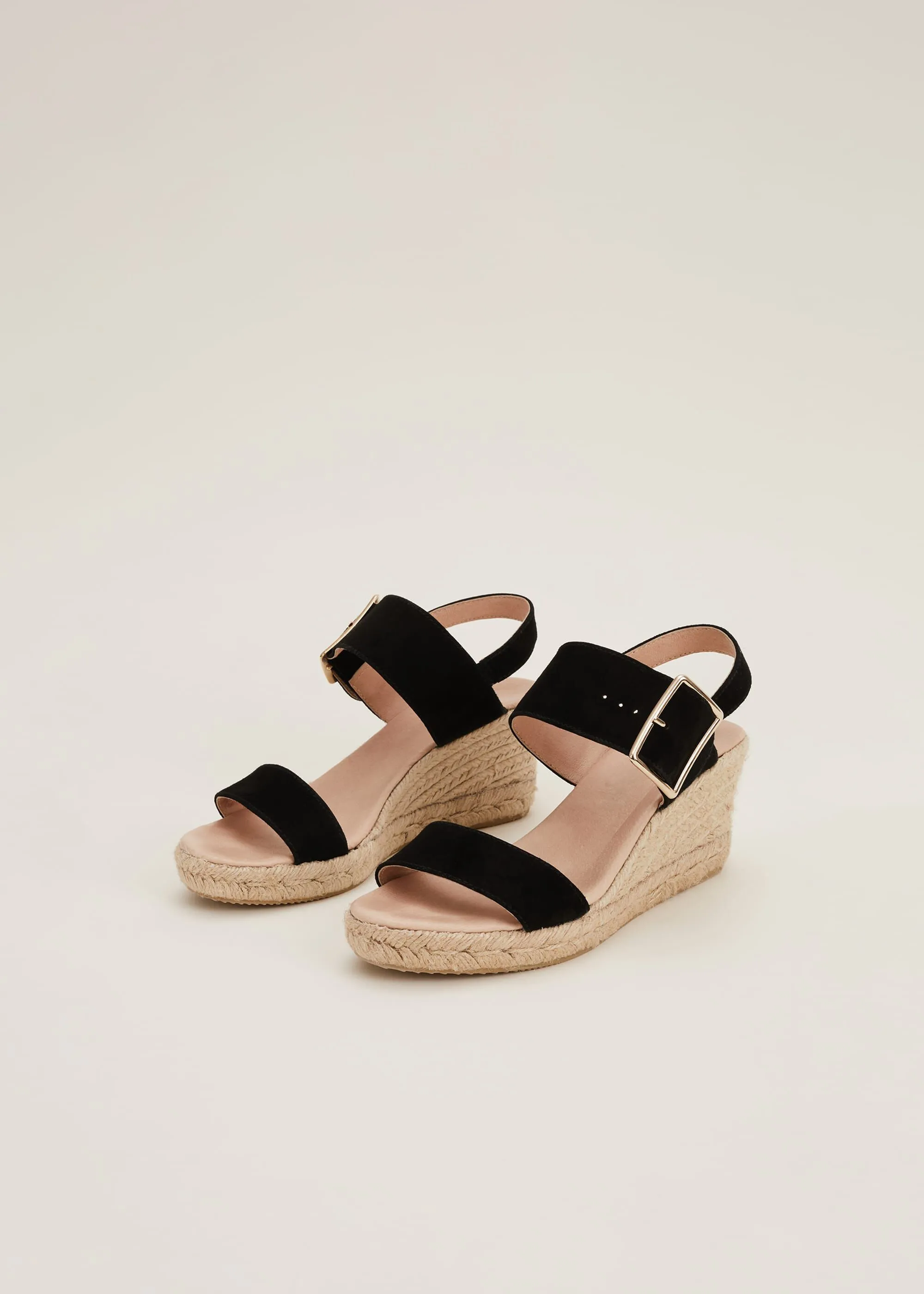 Hexa Buckle Strap Espadrilles