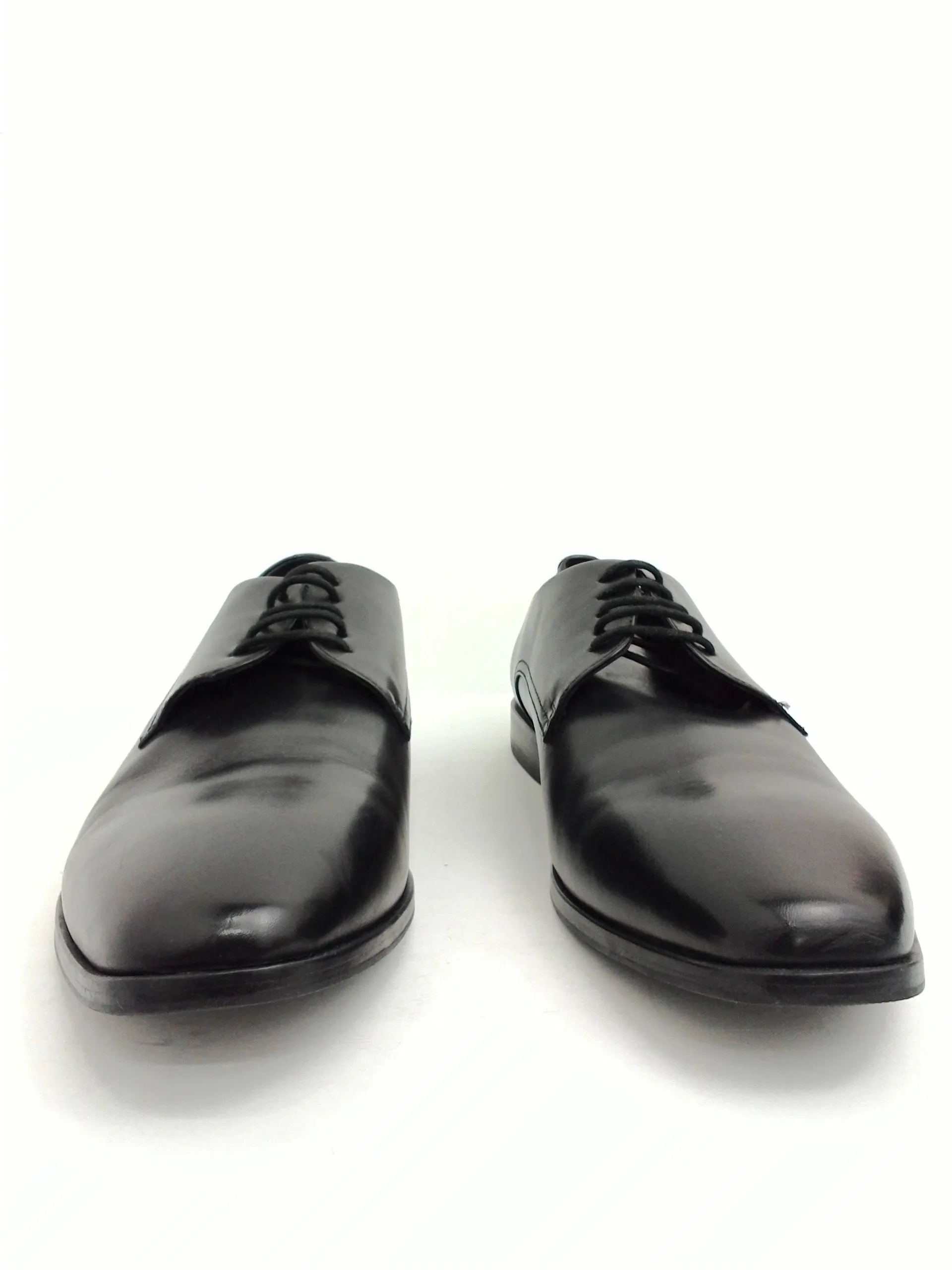 Hugo Boss Men's Highline Derby Oxfords Black Leather Size 10 M